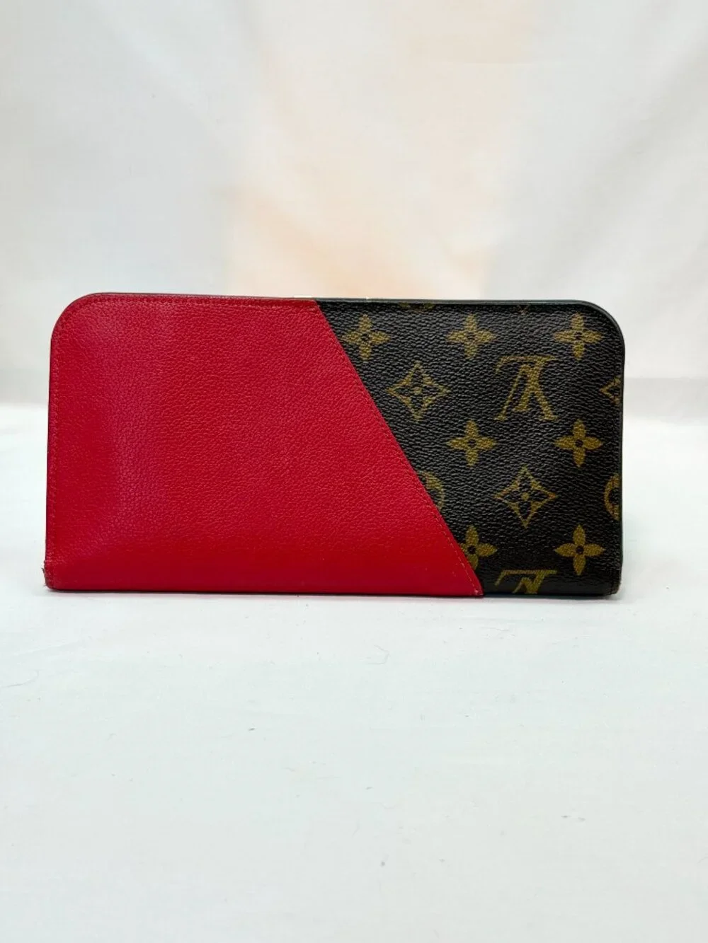 Louis Vuitton Kimono Wallet Cerise Red Monogram 2016 Leather V Clasp